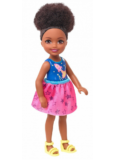 Barbie Chelsea babák - lány kék pólóban GHV62 Mattel