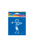 Autó matrica golfozó apuka 0227