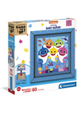 60 db-os keretes puzzle Baby Shark Clementoni 38807