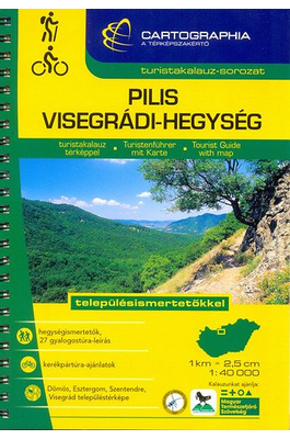 Pilis és Visegrádi-hegység turistakalauz 1:40 000 - Településismertetőkkel
