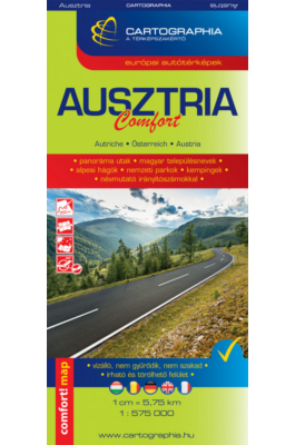 Ausztria Comfort térkép 1:575000
