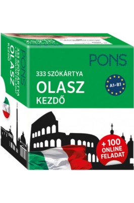 PONS 333 szókártya Olasz kezdő + 100 online feladat - Kezdő és újrakezdő nyelvtanulóknak